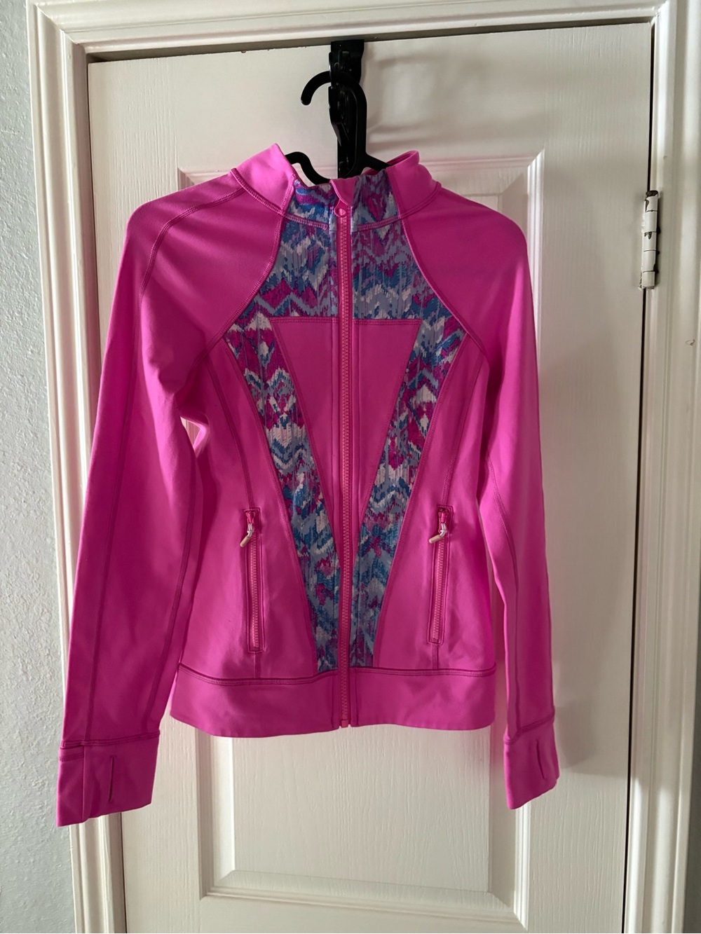 Ivivva Bright Pink Zip-Up Active Jacket Size Girls 12